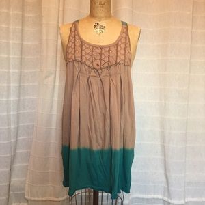 Free People cotton racer back top